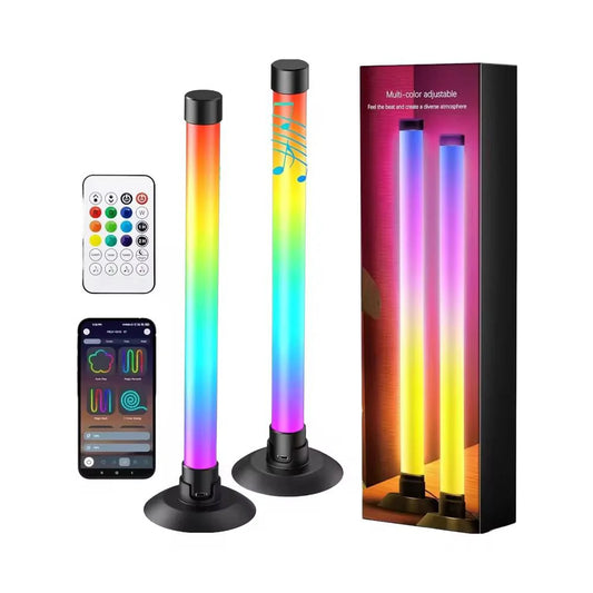 2 db-os intelligens RGB LED sáv készlet – alkalmazással és távirányítóval