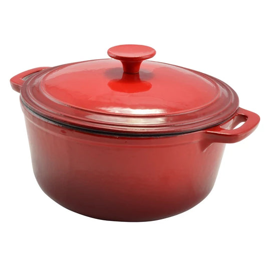 Perfect Home Zománcozott öntöttvas lábas 20cm, 2,2l piros 10565