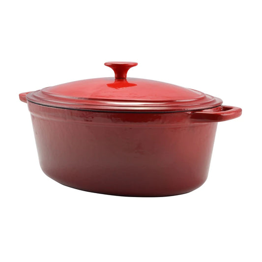 Perfect Home Zománcozott öntöttvas kacsasütő 32cm, 6,2l piros 10568