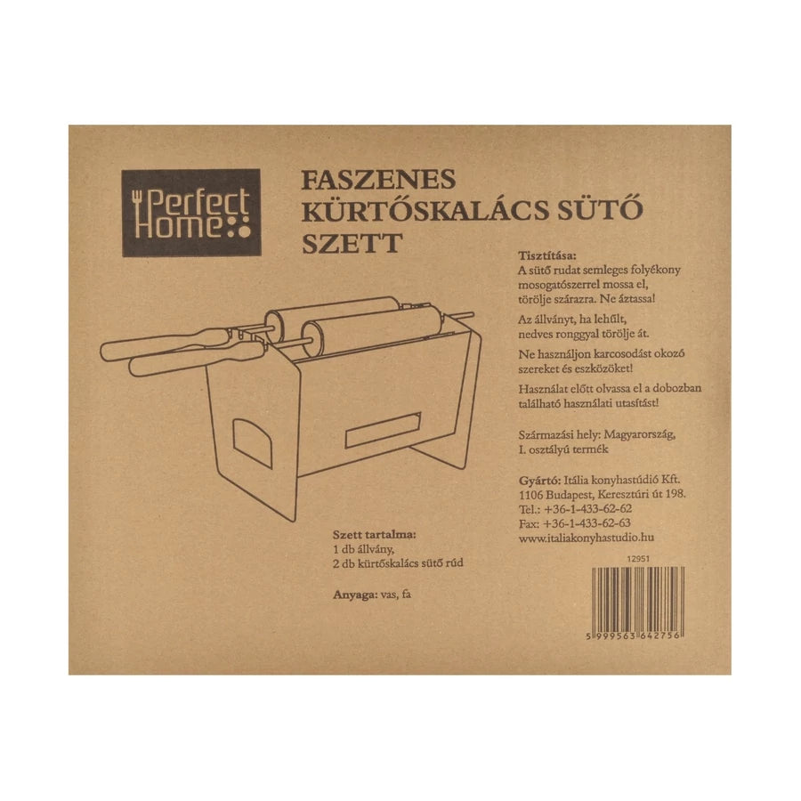 Perfect Home Faszenes kürtőskalács sütő szett 12951