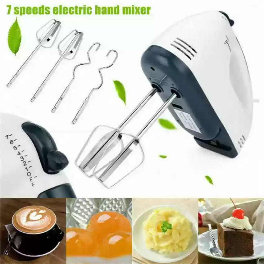 Elektromos mixer rozsdamentes acél keverőtállal – 350W, 2 liter, 7 sebességfokozat