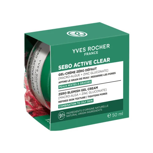 Yves Rocher -Mattító gél-krém 50ml