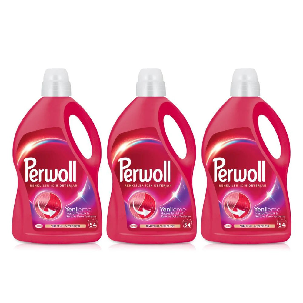 3DB Perwoll Renew & Repair Kímélő Mosógél Színes 3L– Ruhák Megújítása És Védelme