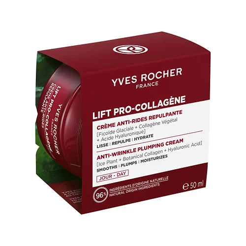 Yves Rocher -Ránccsökkentő nappali krém feltöltő hatással 50ml