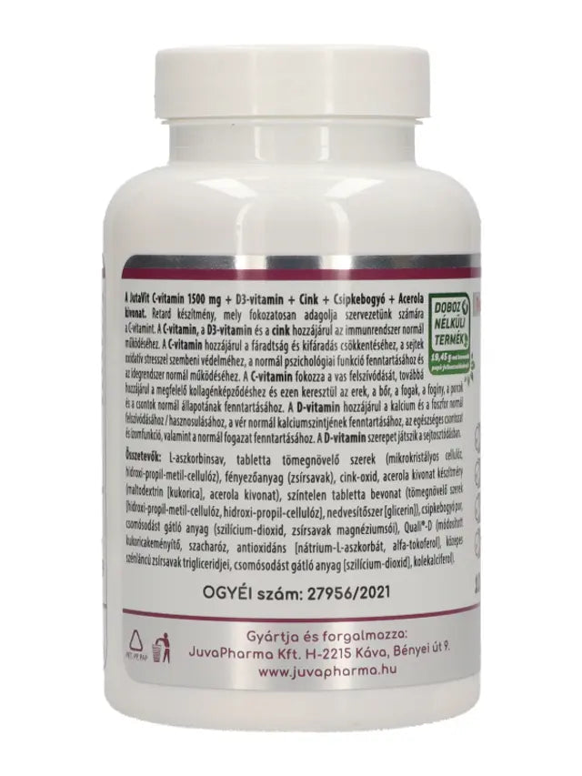 JutaVit C-vitamin 1500 mg 100db filmtabletta