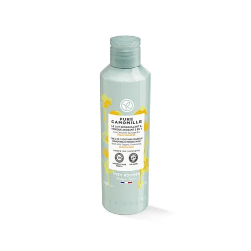 Yves Rocher -Pure Camomille 2 az 1-ben sminklemosó és arctonik 200ml