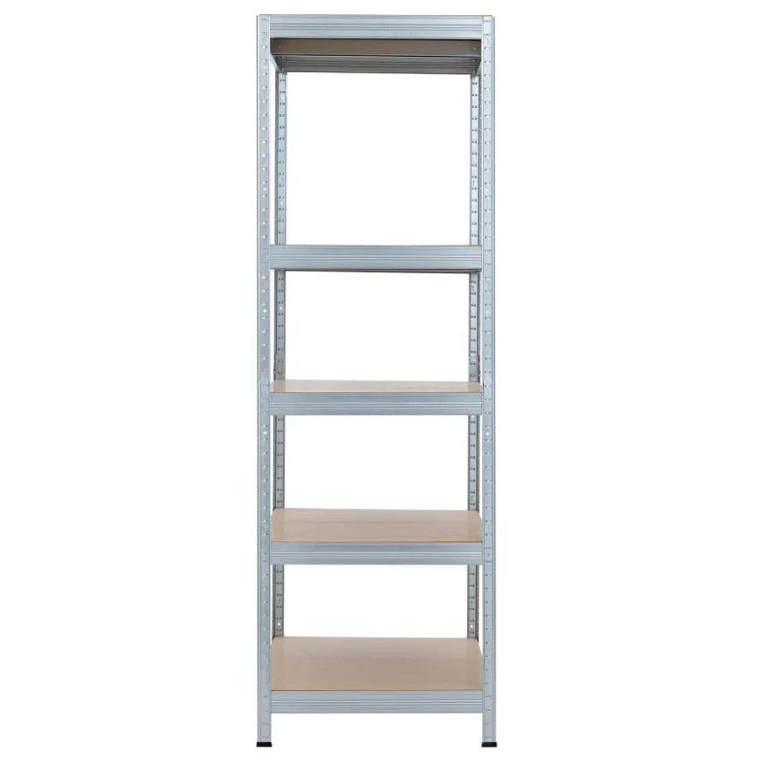 5 polcos fém polc, horganyzott acél váz, MDF polc, 175kg/polc, 200x90x60cm