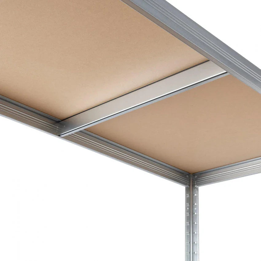 5 polcos fém polc, horganyzott acél váz, MDF polc, 175kg/polc, 200x90x60cm