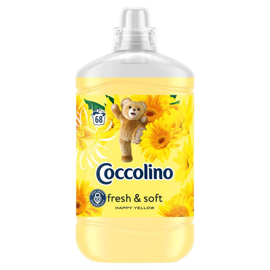 Coccolino Fresh & Soft Happy Yellow Öblítő Koncentrátum 68 Mosás 1,7L