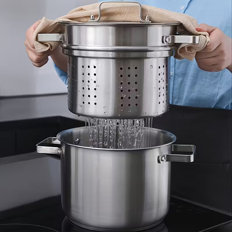 Arian Rozsdamentes tésztafőző és pároló szett 22 cm 92098