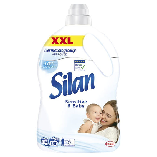 Silan Sensitive & Baby XXL Öblítő 2,8L - Kíméletes ápolás a legérzékenyebb bőr számára