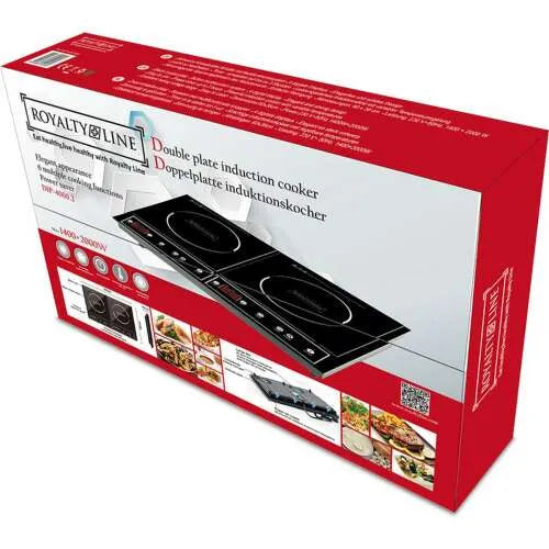 Royalty Line® Dupla Indukciós Főzőlap 2000W + 1400W (RL-DIP4000.2)