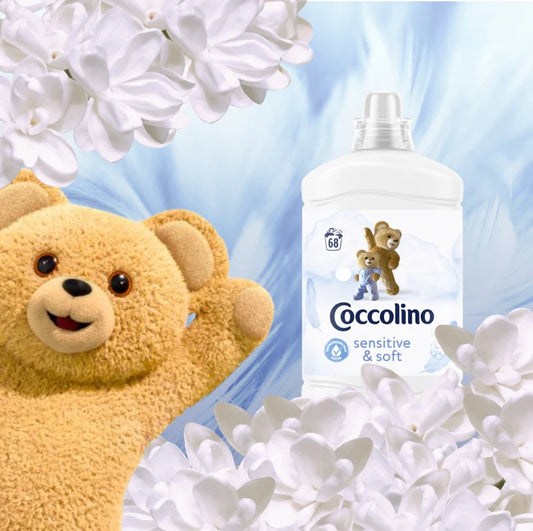 Coccolino Sensitive & Soft Öblítő Koncentrátum 68 Mosáshoz 1,7L 15%