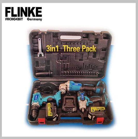Flinke 2 akkus 96V - 3in1 akkus szerszámszett - FK-8046