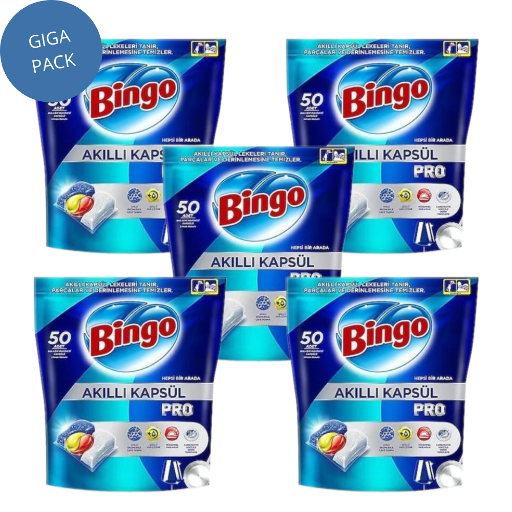 BINGO PRO mosogatógép tabletták - többféle kiszerelés