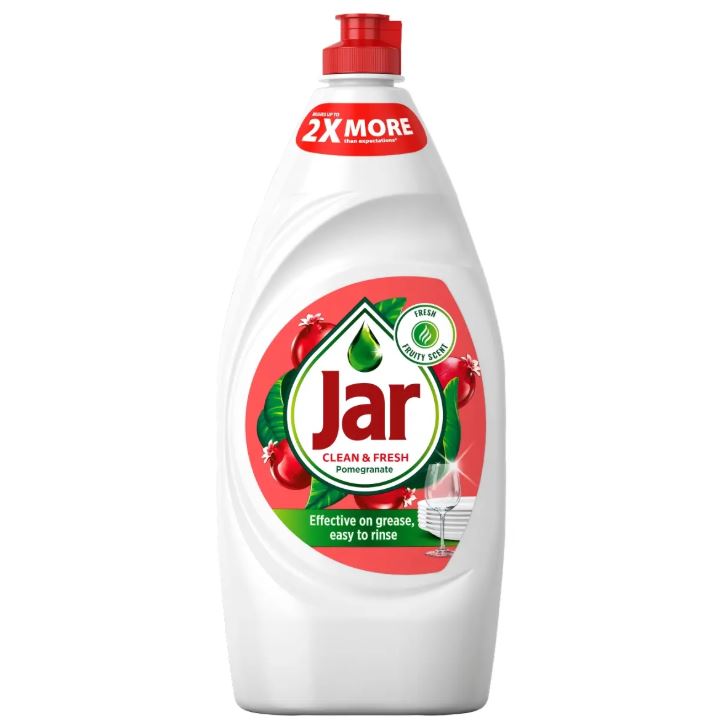 6 x 900ml Jar Mosogatószer Megapack 5,4 liter - 4 féle illatban