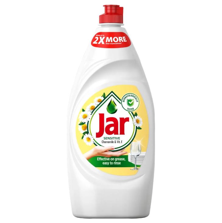 6 x 900ml Jar Mosogatószer Megapack 5,4 liter - 4 féle illatban