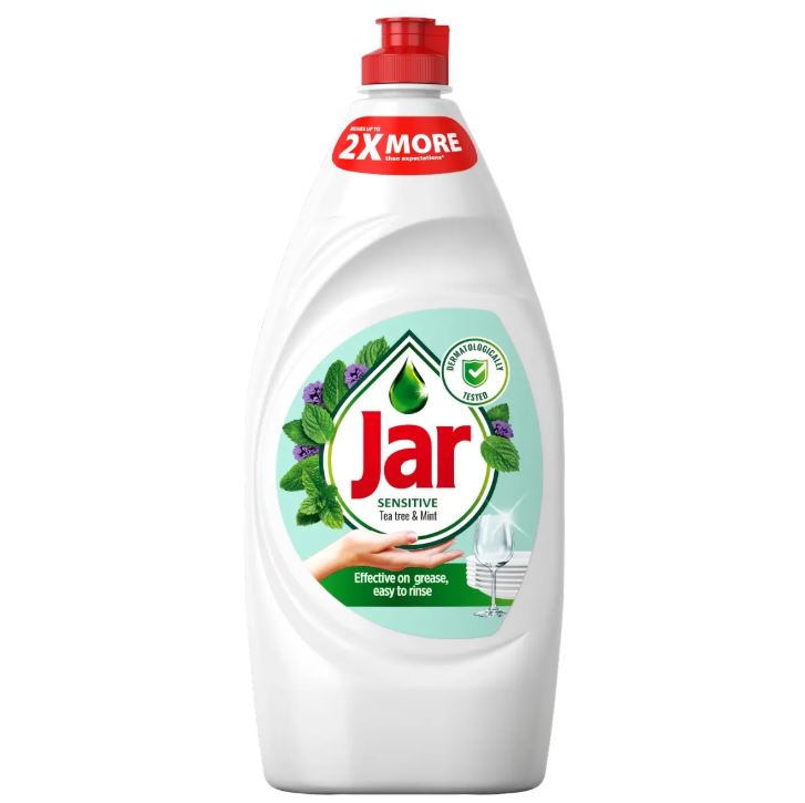 6 x 900ml Jar Mosogatószer Megapack 5,4 liter - 4 féle illatban