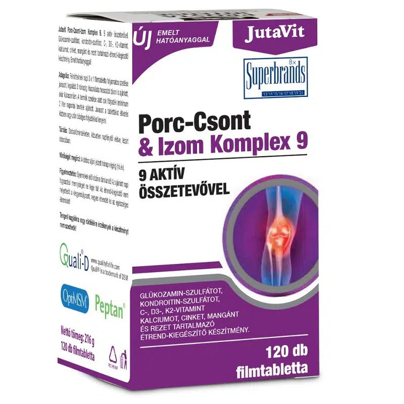 Jutavit Porc-Csont-Izom Komplex 120db filmtabletta 6db-os csomag