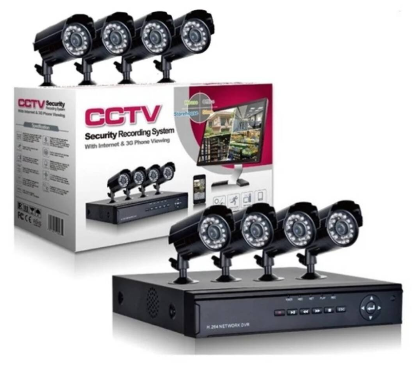 CCTV komplett 4 kamerás megfigyelő rendszer