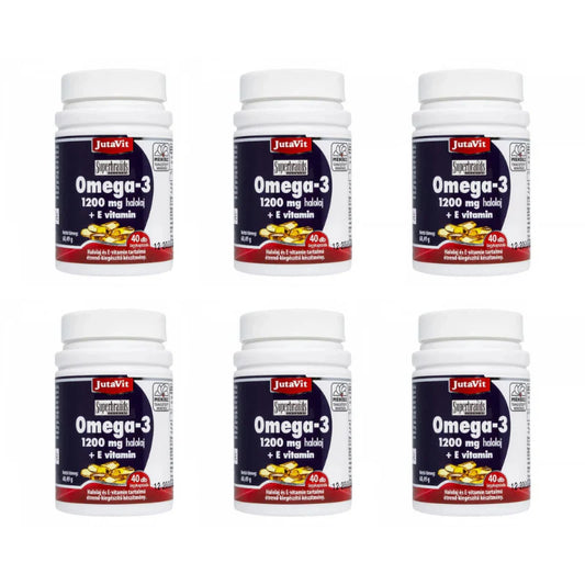 JutaVit Omega-3 Halolaj 1200mg 40X6 db lágykapszula 6DB-OS CSOMAG