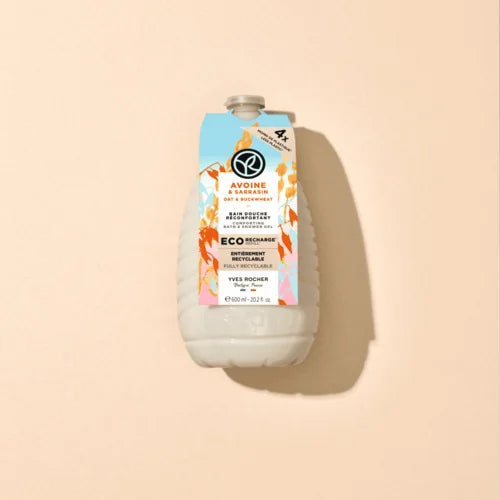 Yves Rocher -Újratölthető Hab- és tusfürdő – Zab & hajdina 600ml