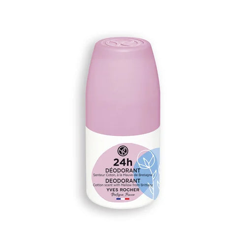 Yves Rocher -24 órás dezodor gyapotvirág illatban, bretagne-i mályvával 50ml