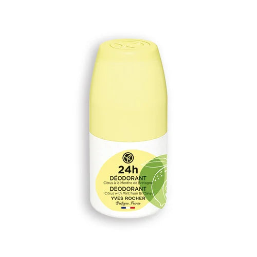 Yves Rocher -24 órás dezodor citrus illatban, bretagne-i mentával 50ml