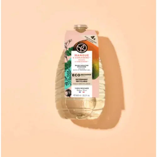 Yves Rocher -Újratölthető Hab- és tusfürdő – Mangó & koriander 600ml