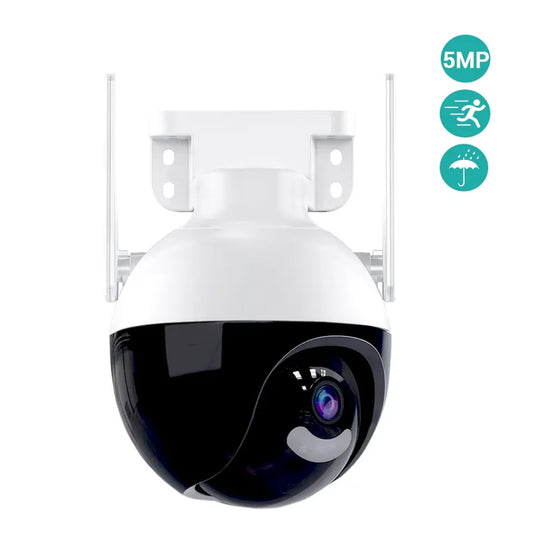 4K Ultra HD Wi-Fi IP Gömb Kamera – 360° panoráma, IP66, 5× optikai zoom, intelligens humán-detektor