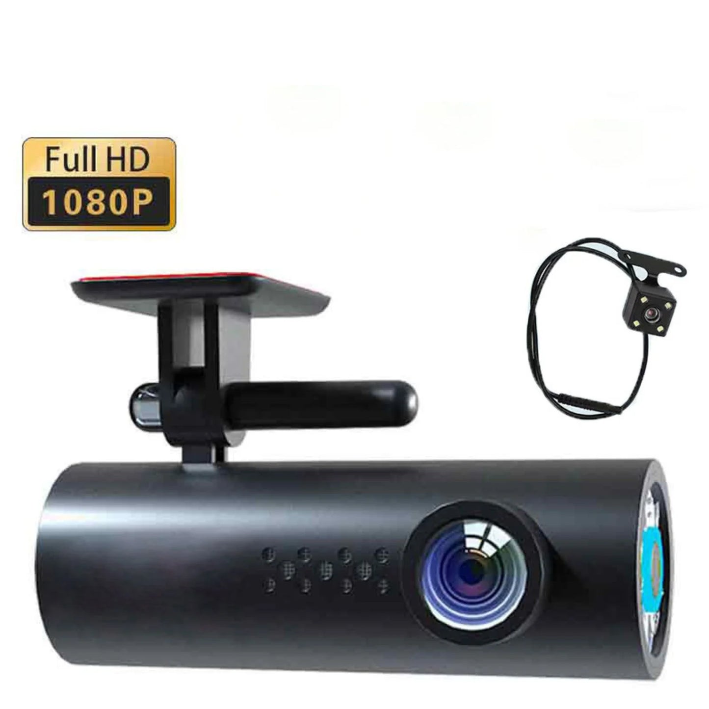HD autós DVR kamera WiFi-vel, telefonos csatlakozással, éjjellátóval és ciklikus rögzítéssel