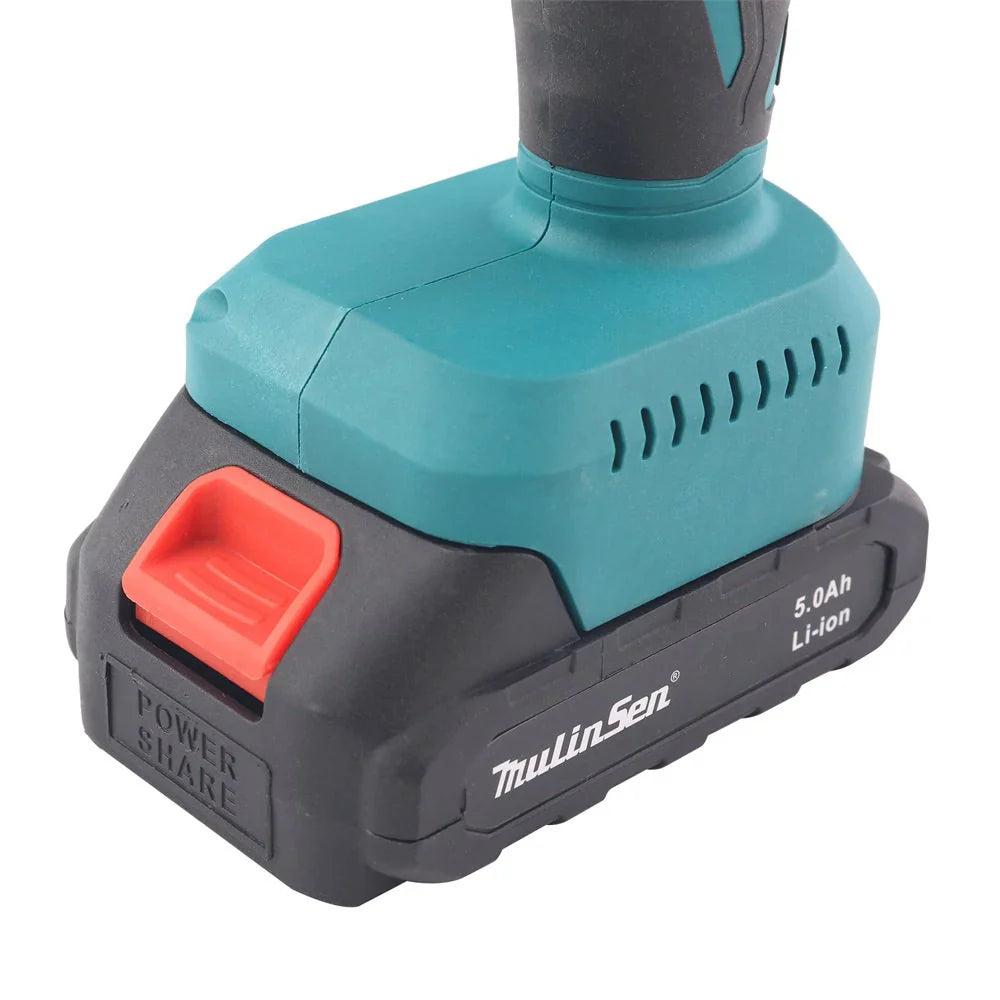 Kerti metszőolló és mini láncfűrész készlet – 2 db 48V-os akkumulátorral, 2,13 m teleszkópos karral, állítható vágási szöggel