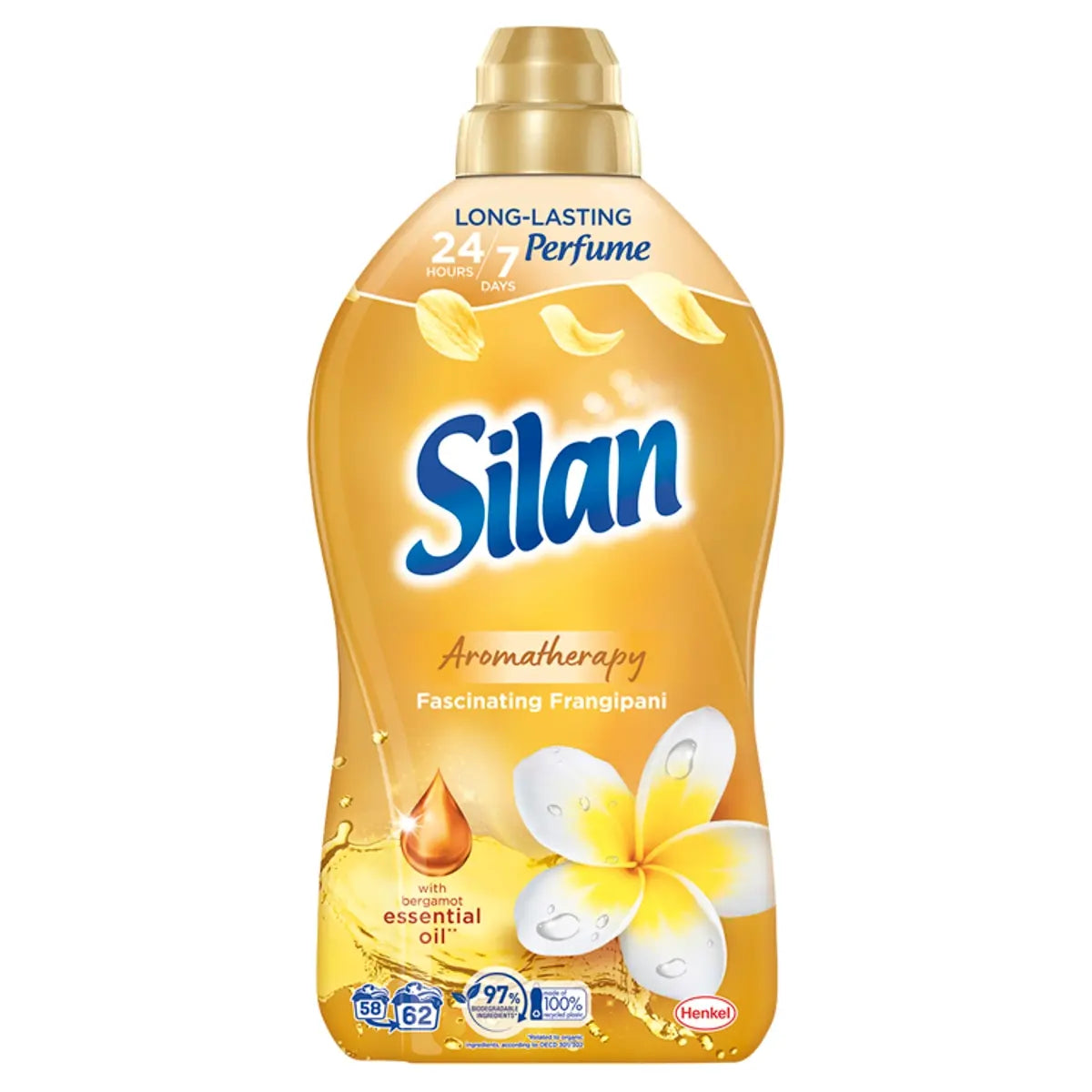 Silan Aromatherapy XXL Öblítő 2,8L - Fascinating Frangipani Illattal, Hosszantartó Illatélmény