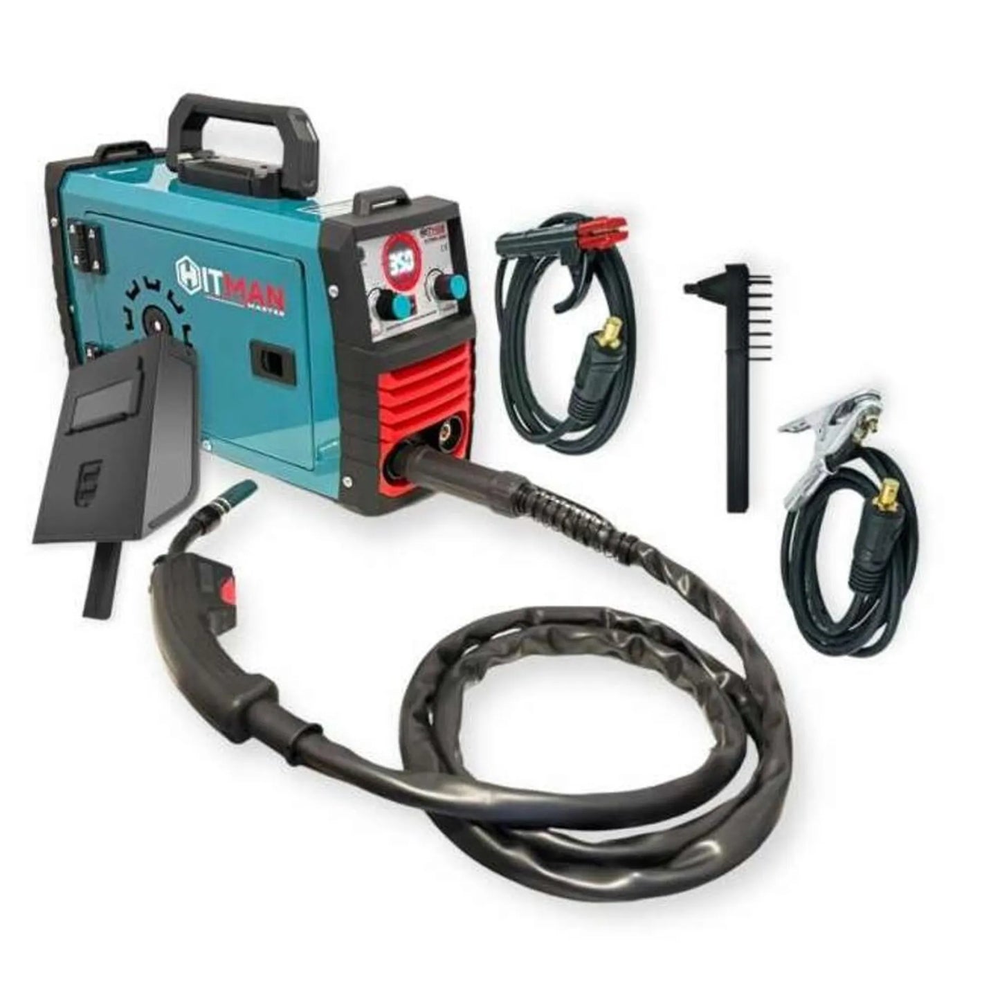 Hitman Inverteres CO2 Hegesztőgép 350A Porbeles - MMA - Flux - TIG-Lift HT-FMIG-350X