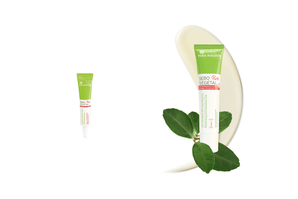 Yves Rocher Sebo Pure SOS Végétal helyi ápolás pattanásos bőrre