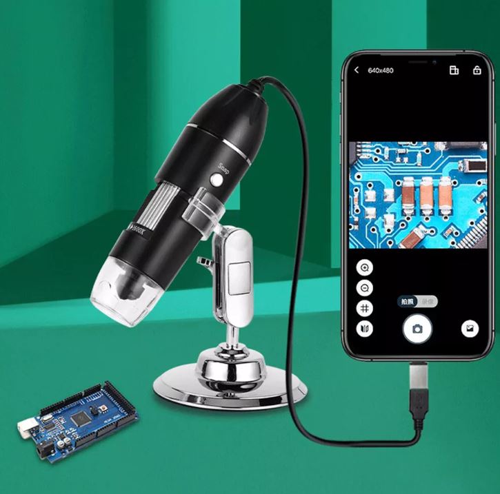 Digitális USB mikroszkóp kamera, 500x nagyítás