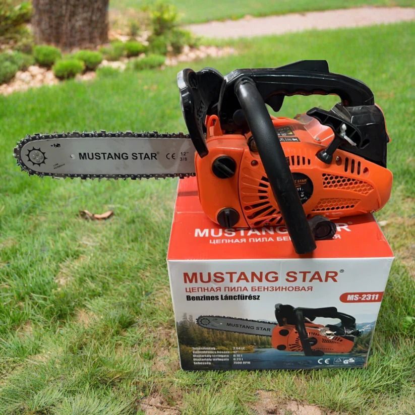 MUSTANG STAR® benzines láncfűrész, 2,54 LE - kényelmes használat