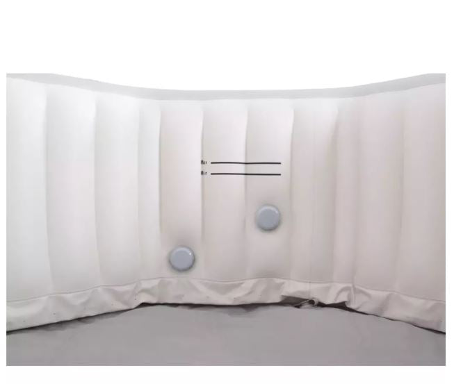 Avenli felfújható jakuzzi Vermont szürke tégla mintás 195x195x70cm