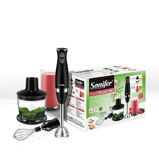 Sonifer SF-8044 – 3 az 1-ben multifunkciós botmixer szett, 500W, fehér