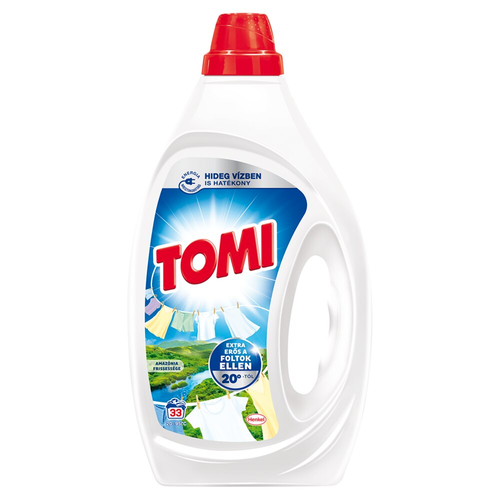 4db Tomi Amazónia Frissessége Folyékony Mosószer Mosógél 220 mosás 4x2475ml