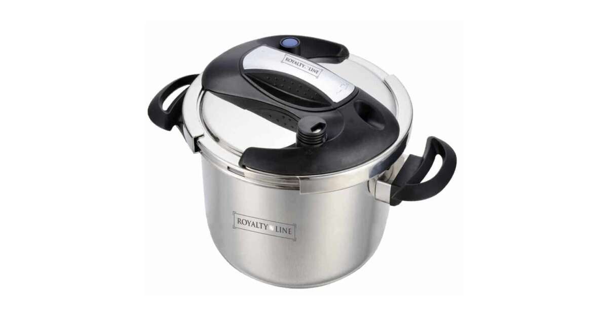 Royalty Line RL-PS8L Nagynyomású kukta, 8liter, 24 cm átmérő, Inox
