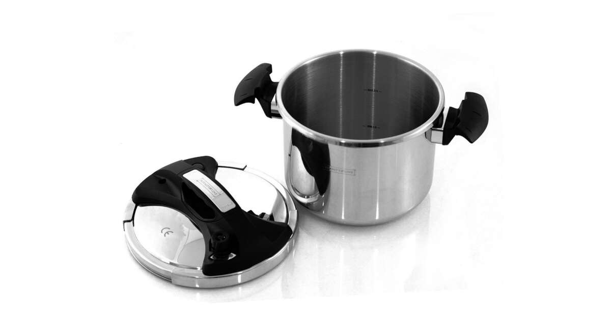Royalty Line RL-PS8L Nagynyomású kukta, 8liter, 24 cm átmérő, Inox
