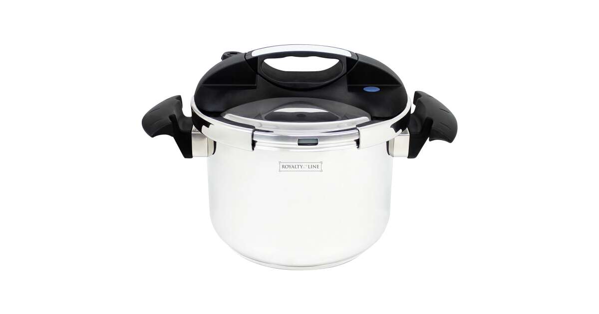 Royalty Line RL-PS8L Nagynyomású kukta, 8liter, 24 cm átmérő, Inox