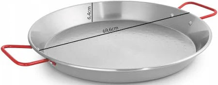 Paella sütőtál polírozott 70 cm 13443