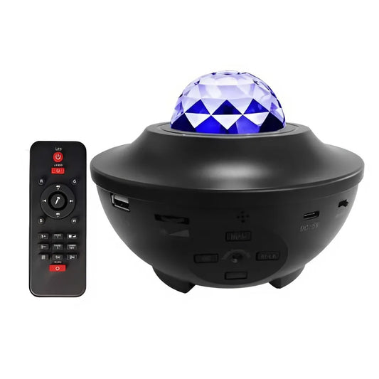 Galaxis projector -Csillagos ég party lámpa, távirányítóval, Bluetooth hangszóró