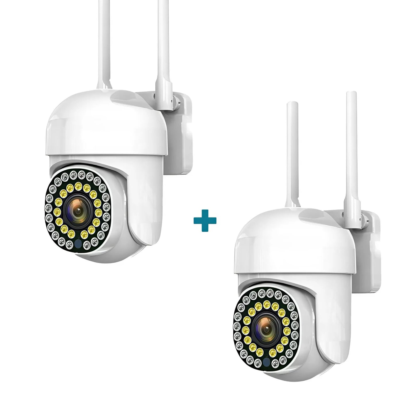 1+1 WIFI IP biztonsági kamera – (3995 Ft /db) -Mozgásérzékelős – Kétirányú hang