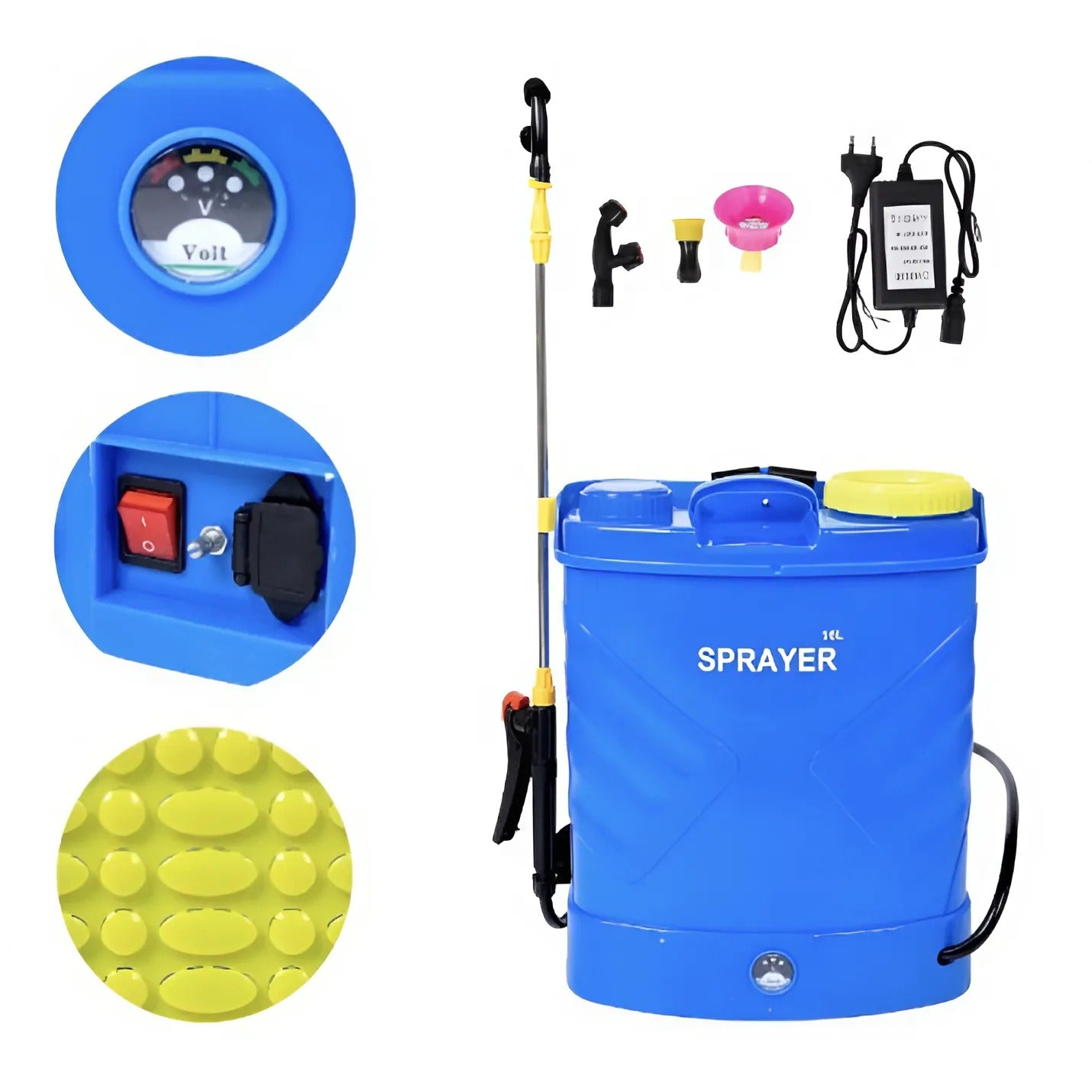 Sprayer akkus háti permetező 16 L