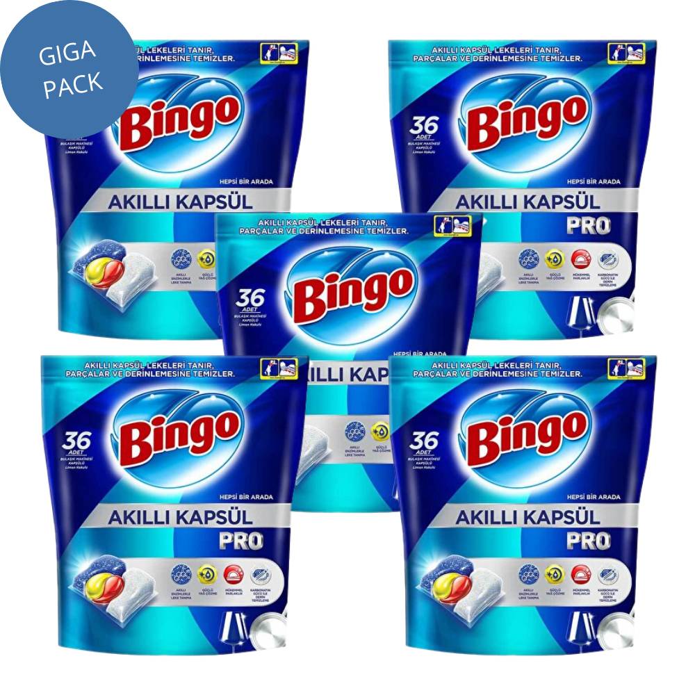BINGO PRO mosogatógép tabletták - többféle kiszerelés