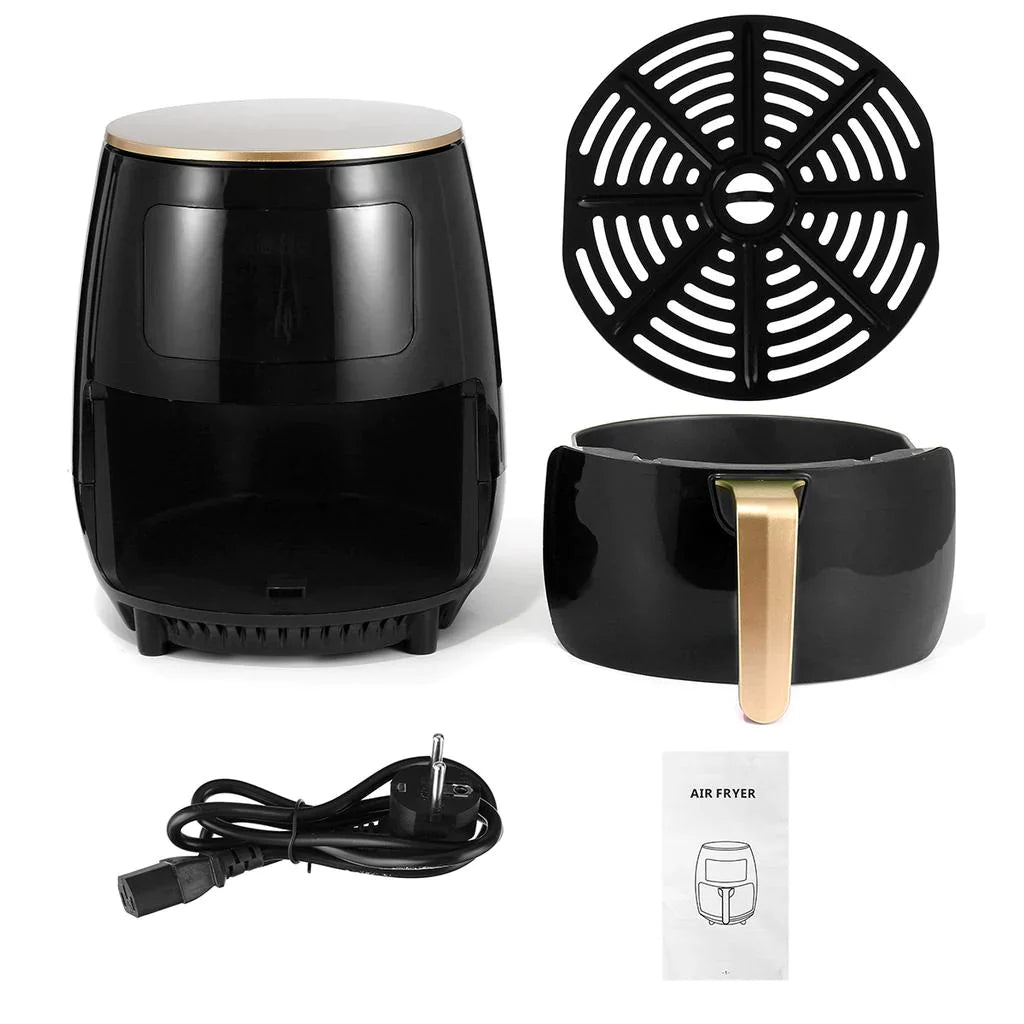 Meleglevegős fritőz, S-18 légkeveréses fritőz, 2400 W, digitális kijelző, LCD érintőképernyős vezérlés