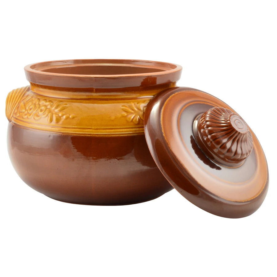 Perfect Home Agyag káposztás fazék mázas 6 literes 11800